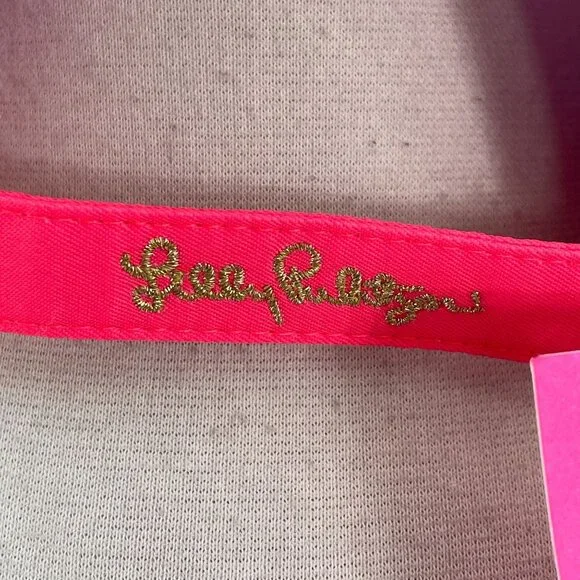 NEW Lilly Pulitzer Womens Run Around Baseball Hat Borealis Blue Cap Adjustable - Picture 10 of 13